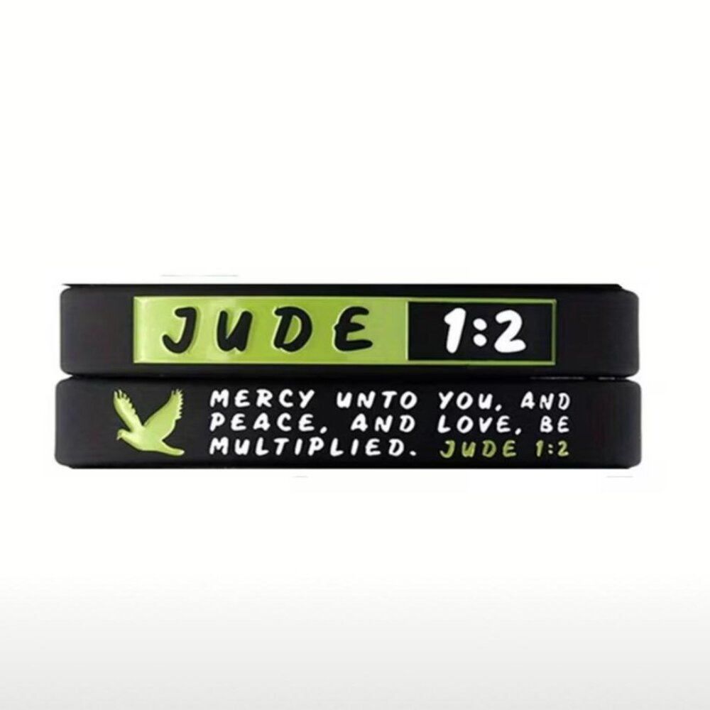 NEW - FAITH COLOR NEON VERSE BRACELETS - 4 COLORS OPTIONS (1PC) - Picture 4 of 7